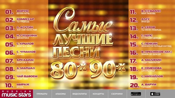 хиты 80-х / 90-х